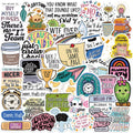 50 Pcs Vinyl Funny Stickers TT245