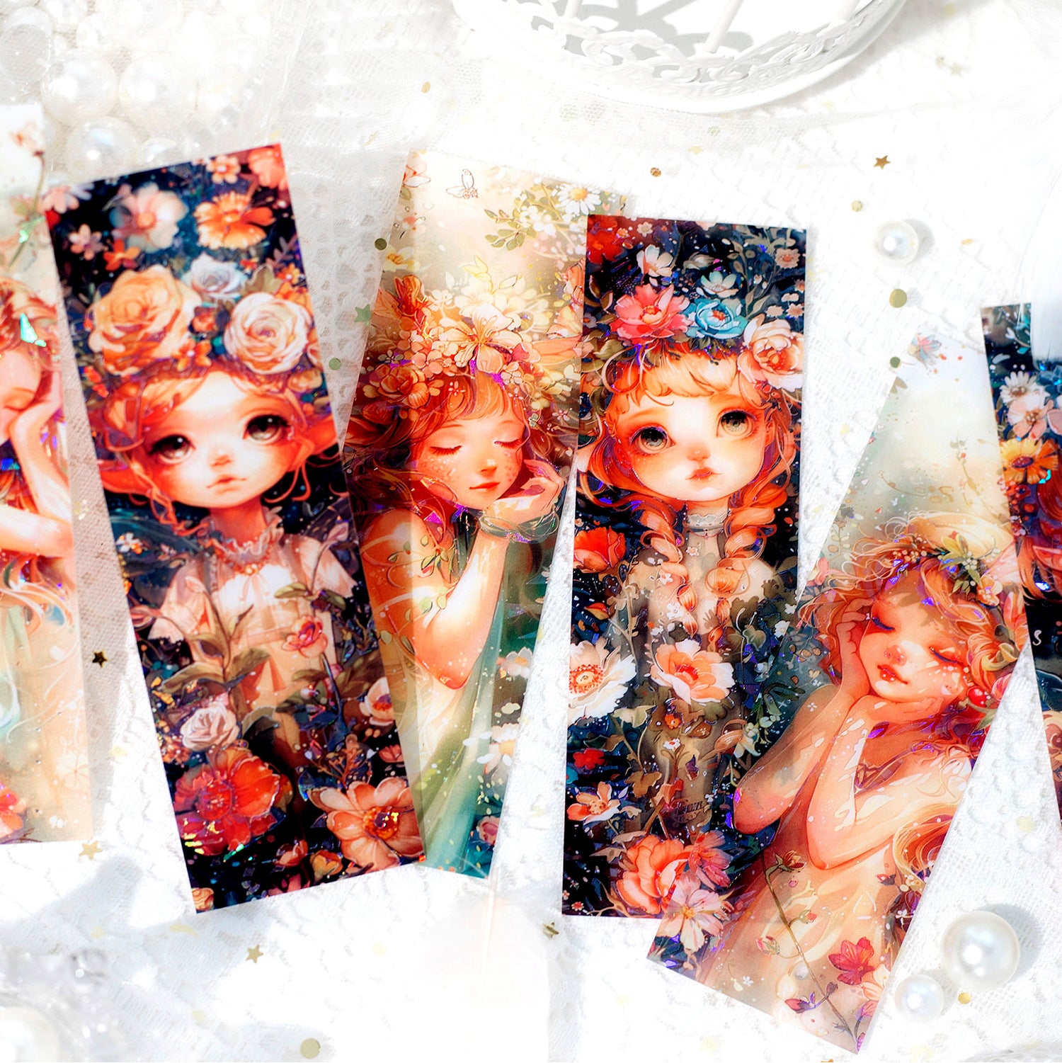 6 Pcs Vintage PVC Bookmark JLHXQ