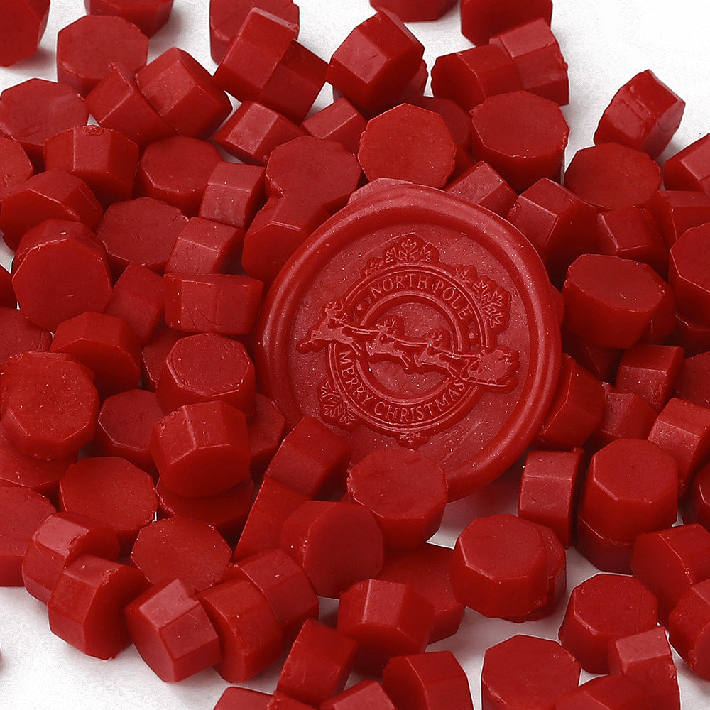 100 PCS Octagon Wax Seal Beads H45