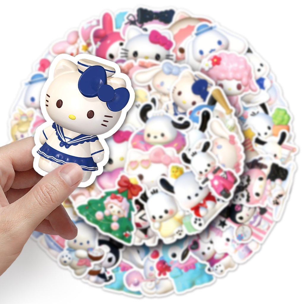 50Pcs Kawaii Waterproof Vinyl Stickers SRO126