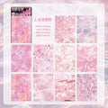 20 Pcs Creative Background Paper Stickers LDXH