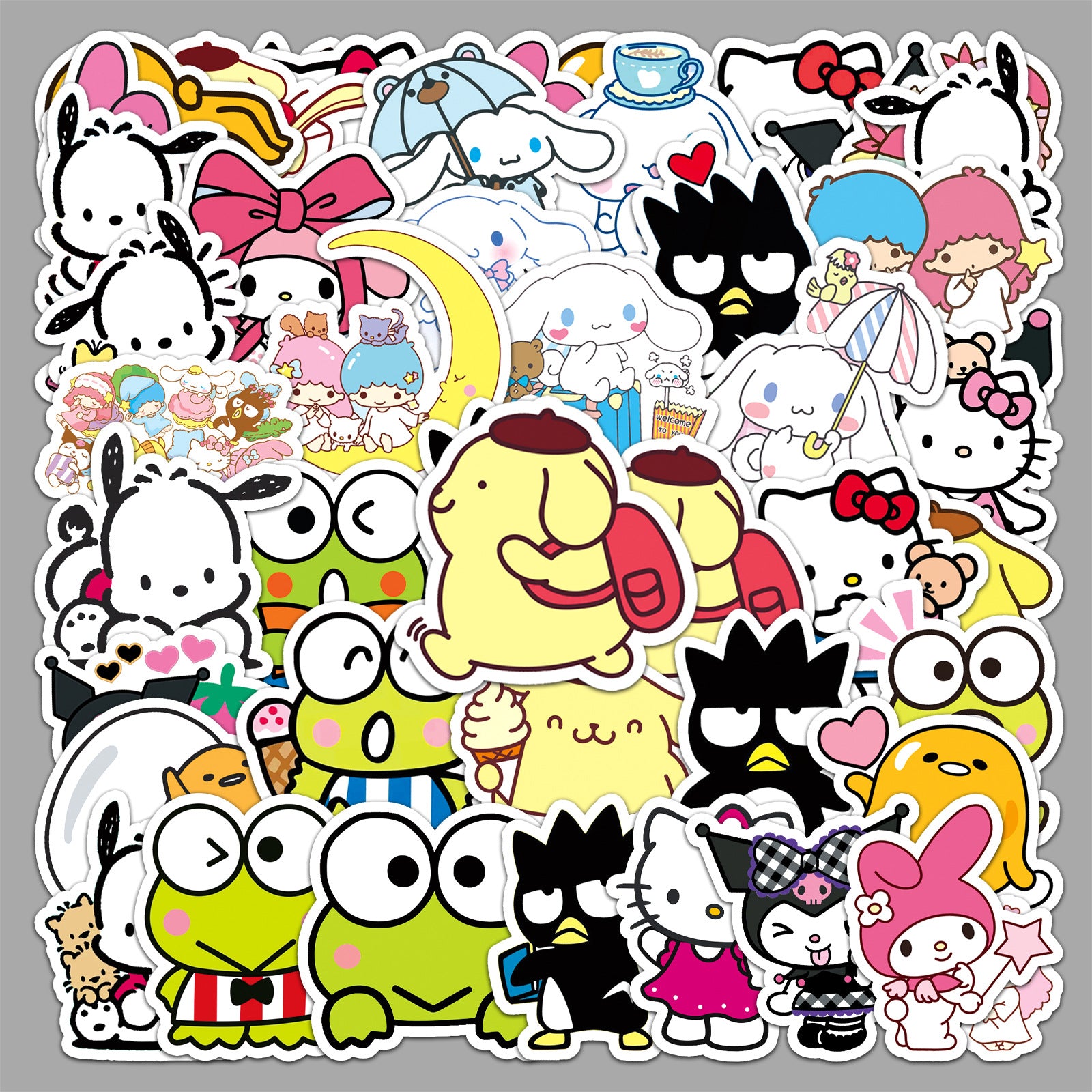 50Pcs Kawaii Waterproof Vinyl Stickers SRO139