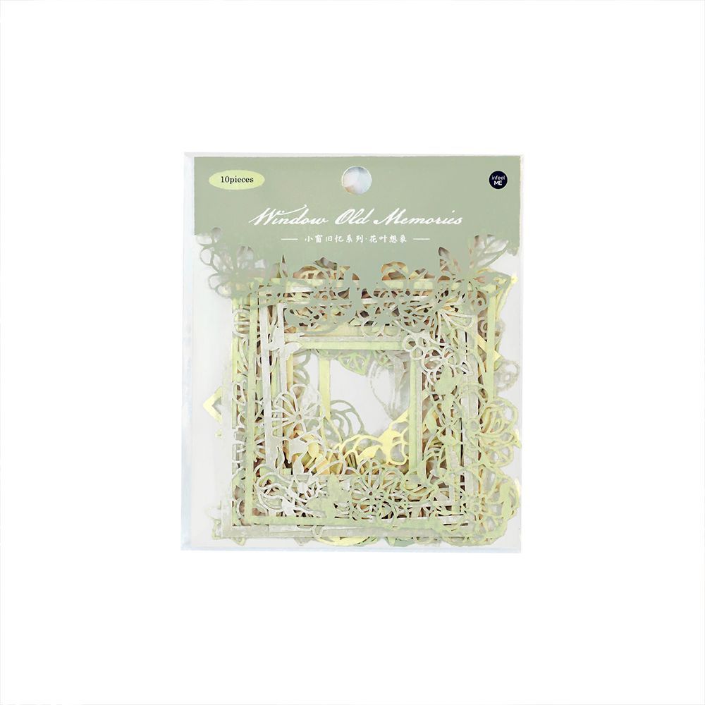 10 Pcs Cutout Scrapbook Paper XCJY