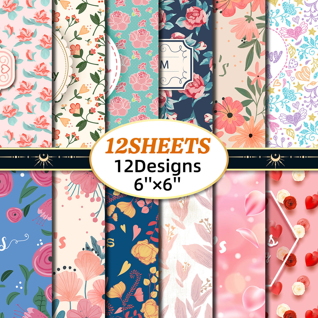 6 inch Mother's Day Scrapbook Paper Pad PA787