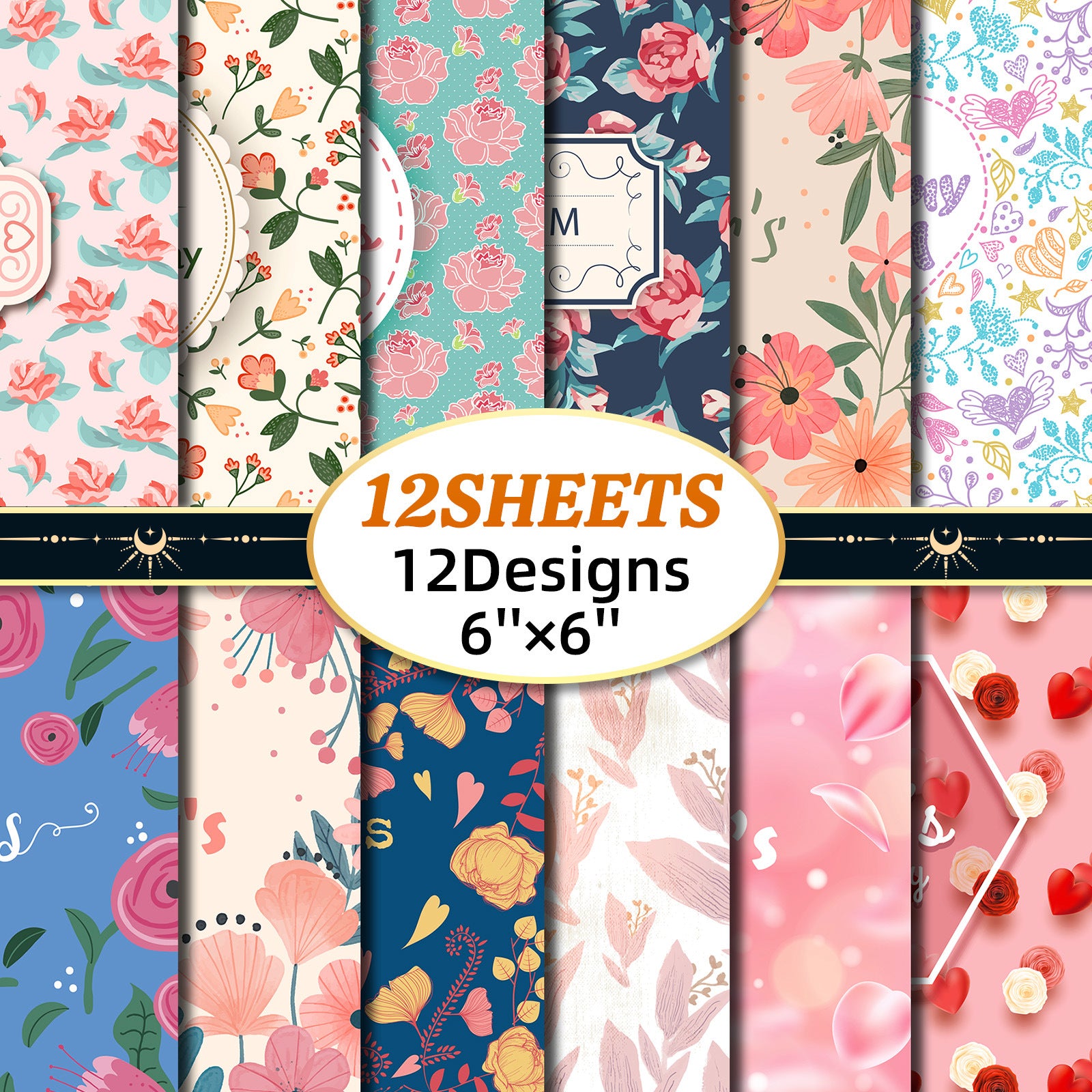 6 inch Mother's Day Scrapbook Paper Pad PA787