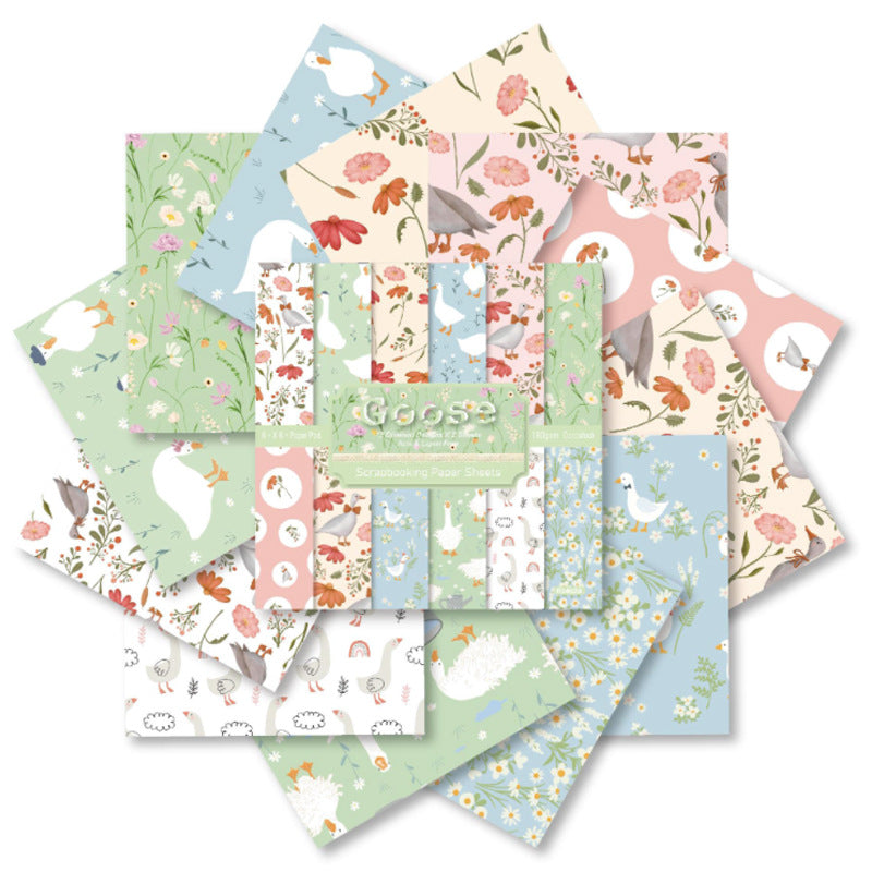 6 inch Goose Scrapbook Paper Pad SKP462
