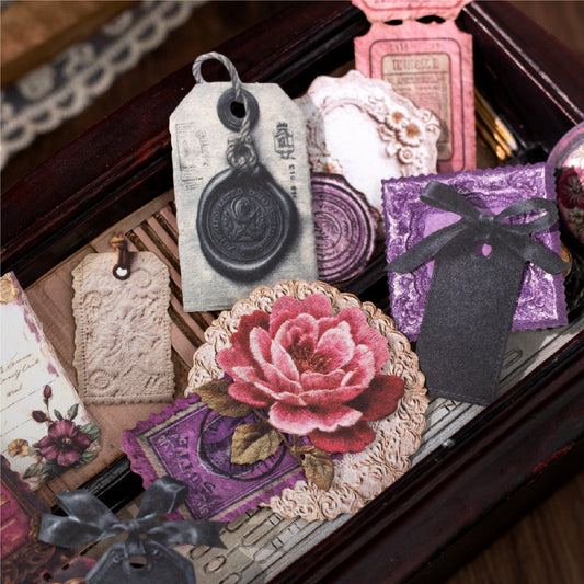 30 Pcs Vintage Journal Stickers ZYXJ