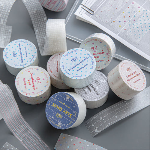 1 Roll Dot Themed PET Tape NYJS
