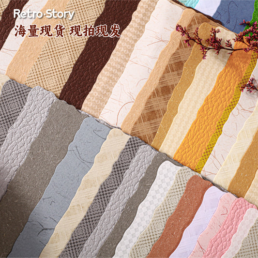 12 Sheets Embossed Journal Paper JWXL