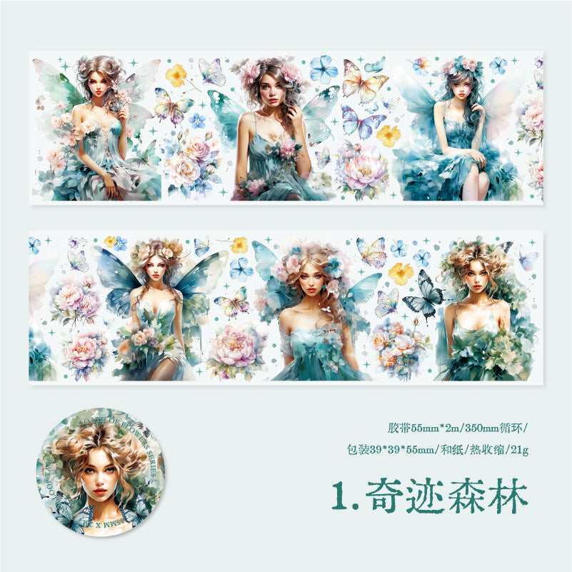1 Roll Flower Princess PET Tape HZSY