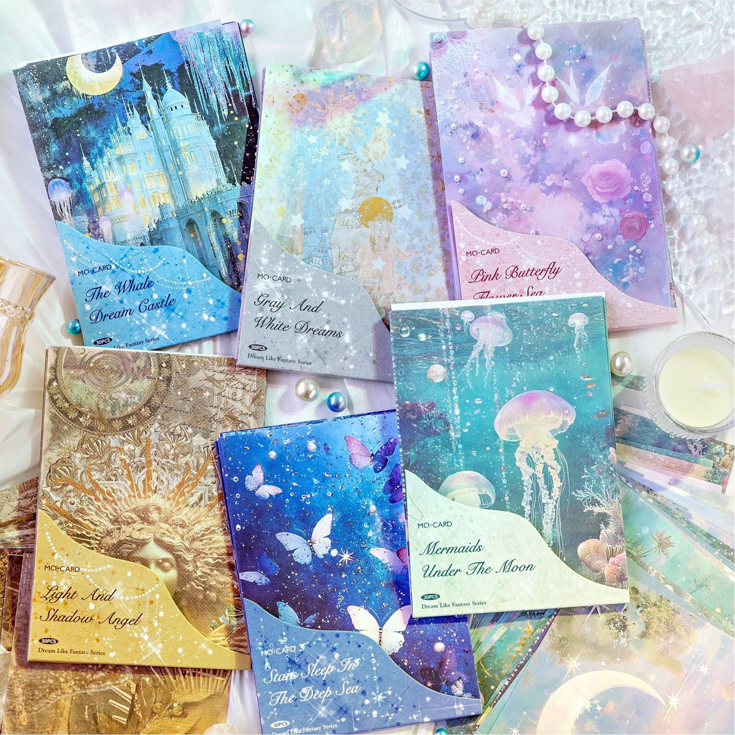 30 Pcs Fanatsy Scrapbook Paper RMSH