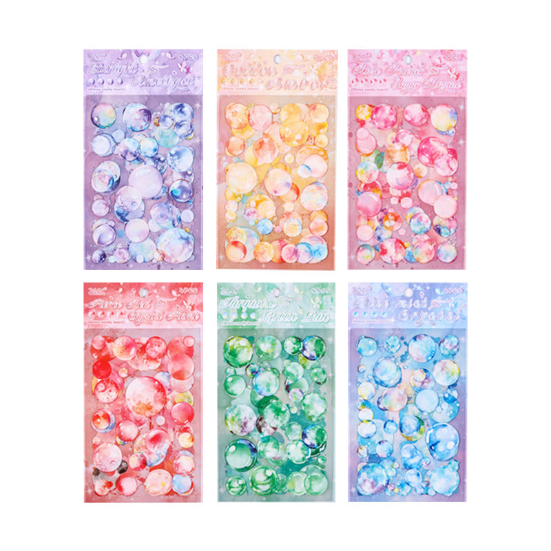 4 Sheets Bubble Stickers LLTX