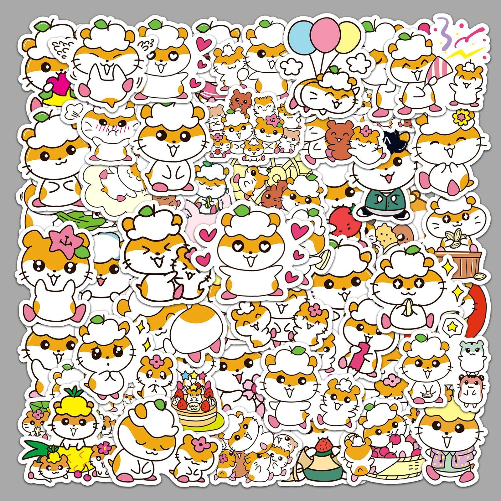 50Pcs Kawaii Waterproof Vinyl Stickers SRO107
