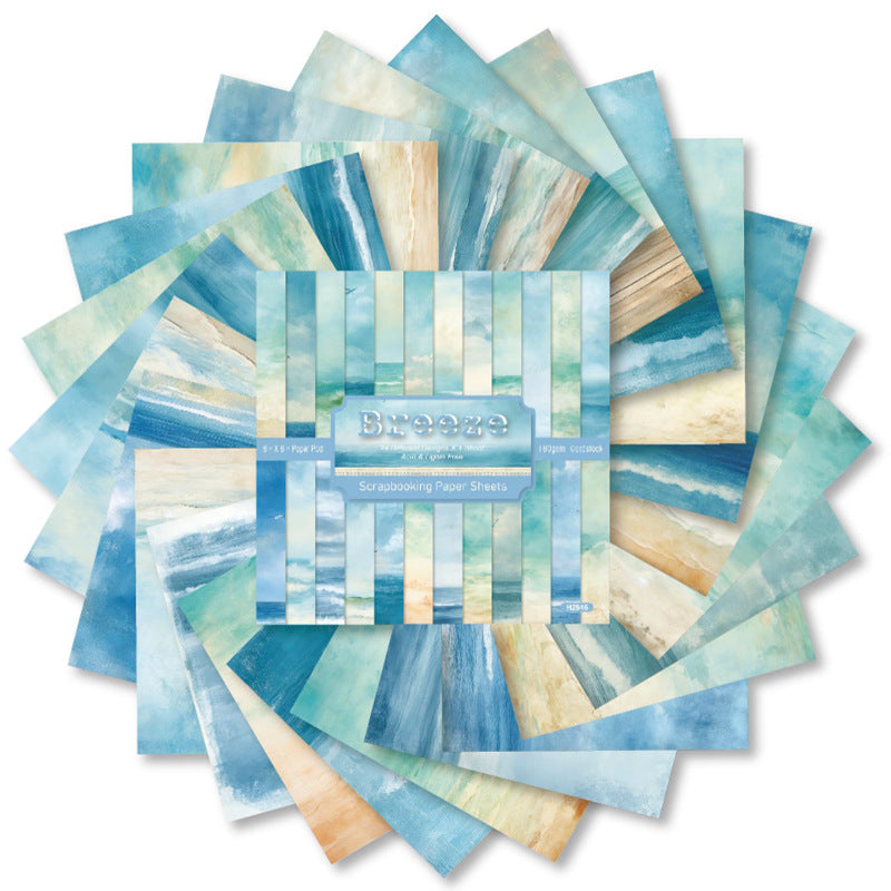 6 inch Sky Beach Scrapbook Paper Pad SKP546
