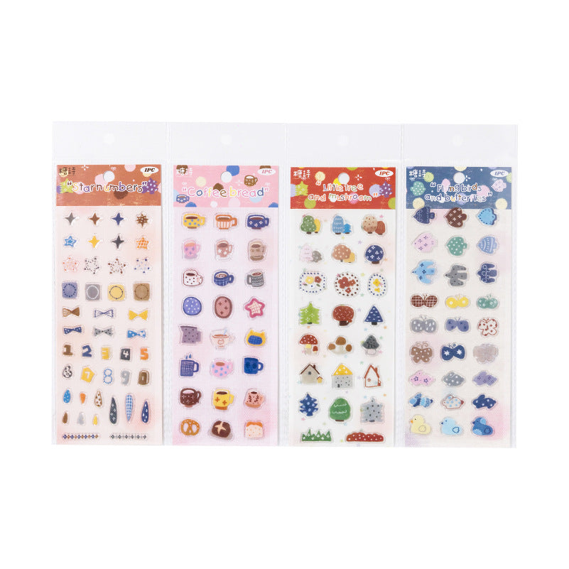 1 Sheet Cute Items Planner Stickers NNXW
