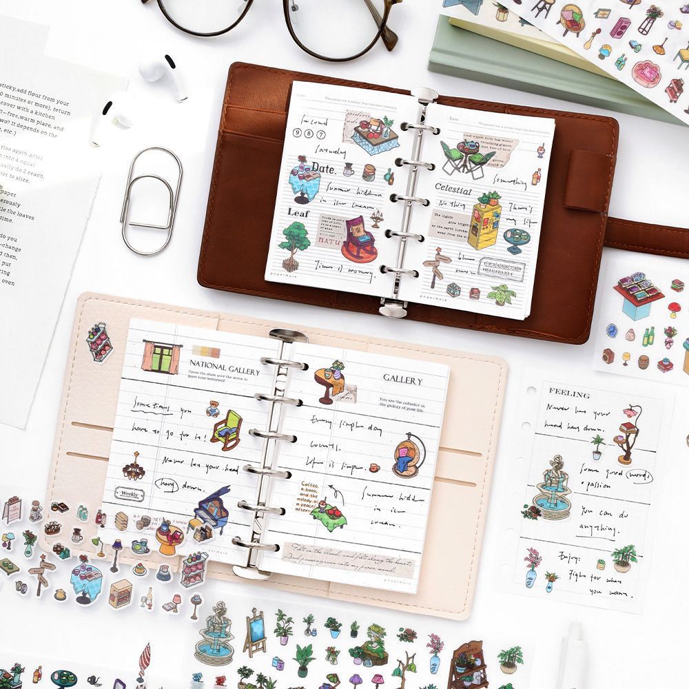 6 Pcs Life Style Planner Washi Stickers SHWD