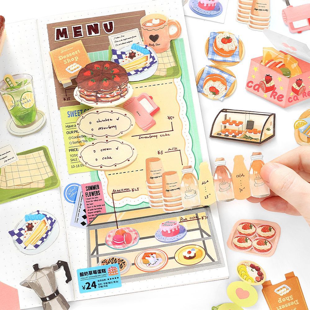 25 Pcs Lifestyle Journal Paper and Stickers Kit XXMC9