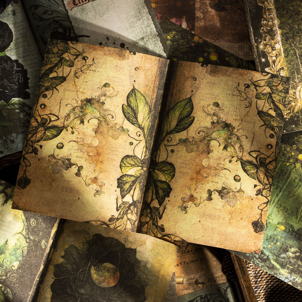40 Pcs Vintage Scrapbook Paper SMSC