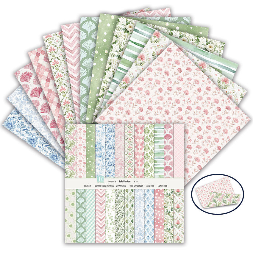 6 inch Scrapbook Paper Pad JYY6097