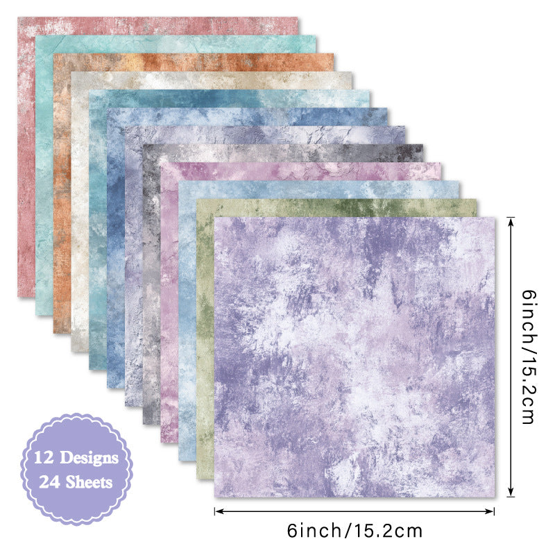 6 inch Aether Scrapbook Paper Pad SKP041