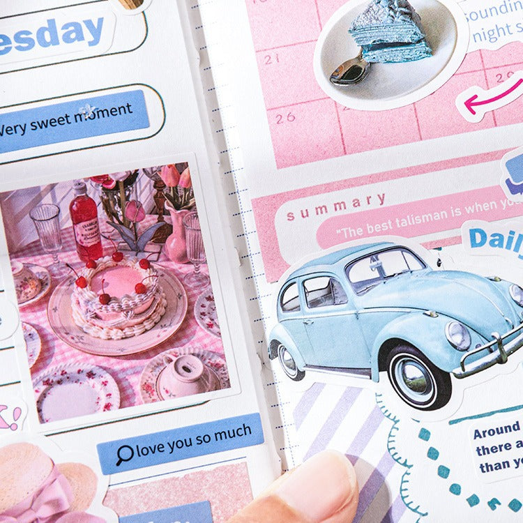 4 Pcs Life Stickers JXSD