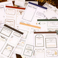30 Sheets Vintage Notepad Paper XJXL