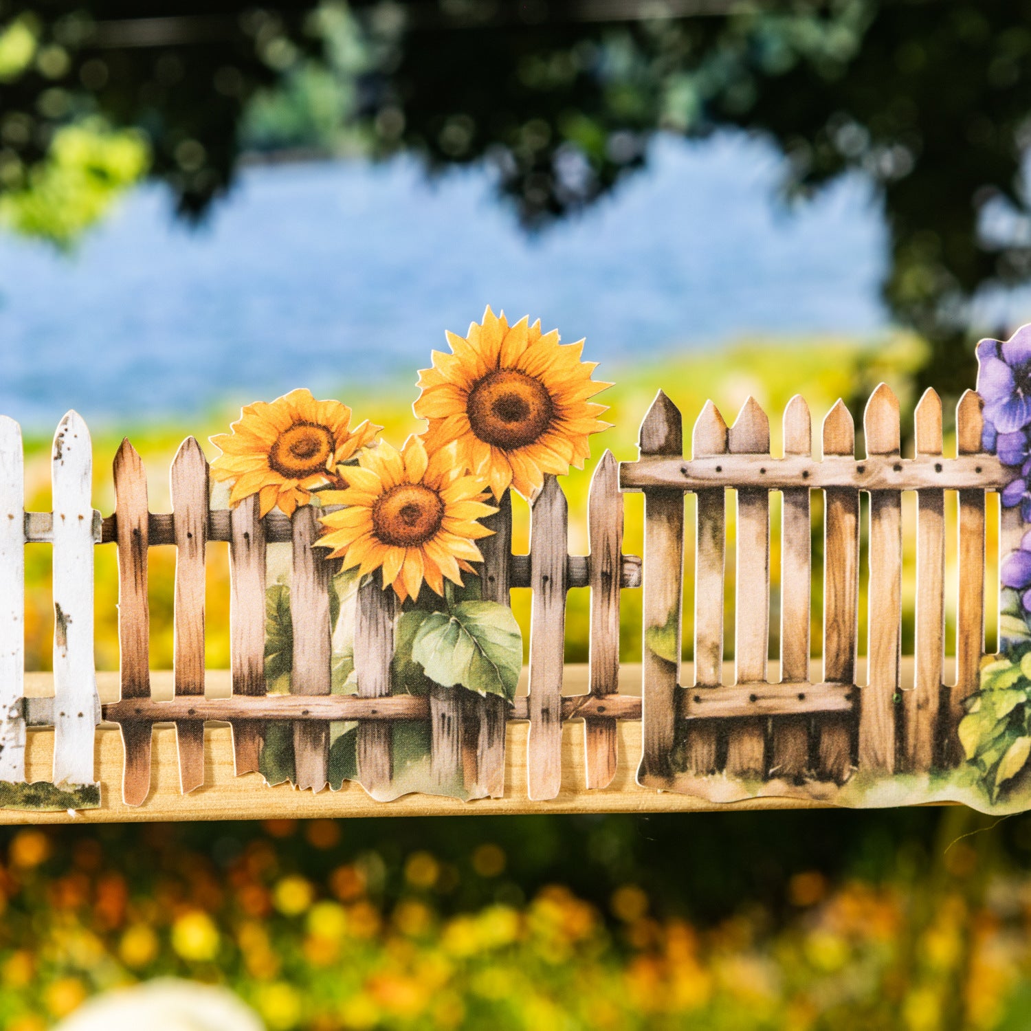 10 Pcs Garden Fence PET Stickers TYLB
