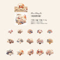30 Pcs Vintage PET Stickers SMWX