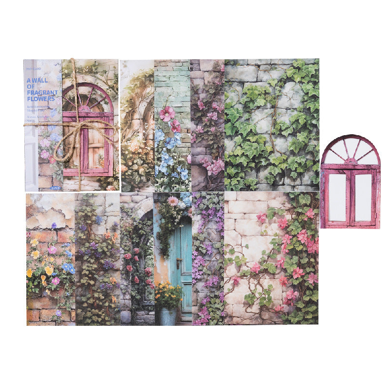 21 Pcs Natural Theme Scrapbook Paper ZRJG