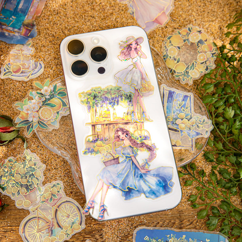 30 Pcs Summer Travel PET Stickers XRZL