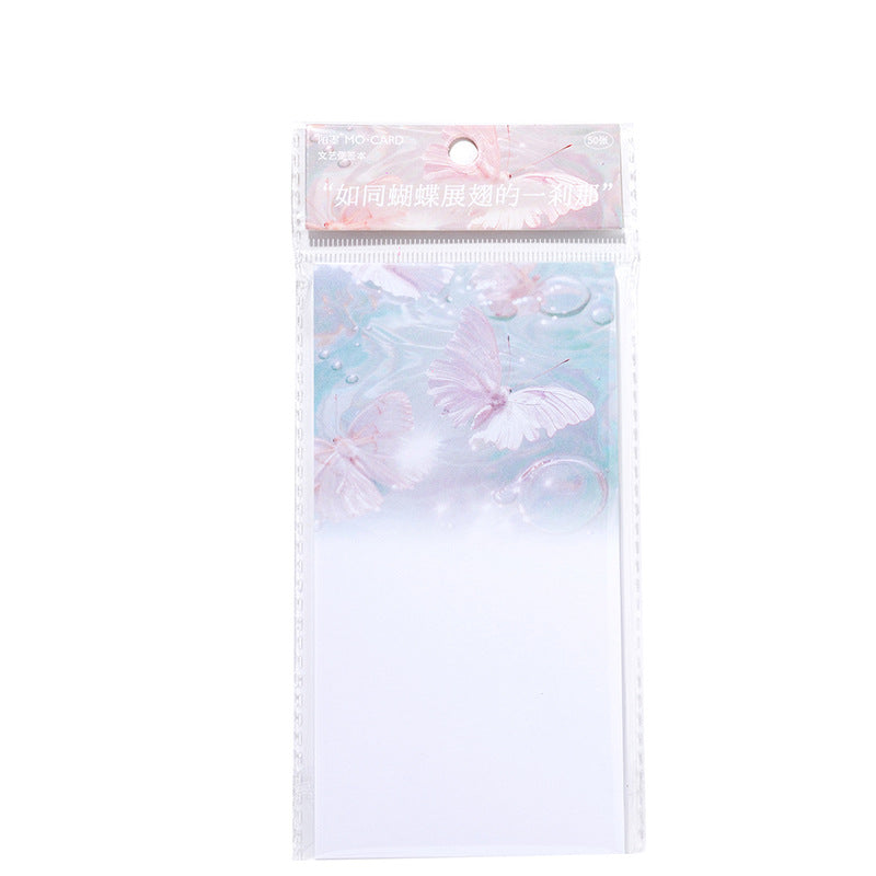 50 Pcs Cute Notepad Paper WWZYS
