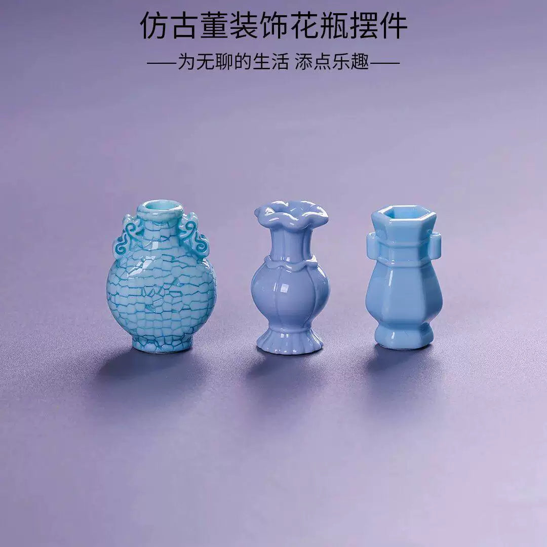 Miniature Vintage Art Vases Desk Buddies