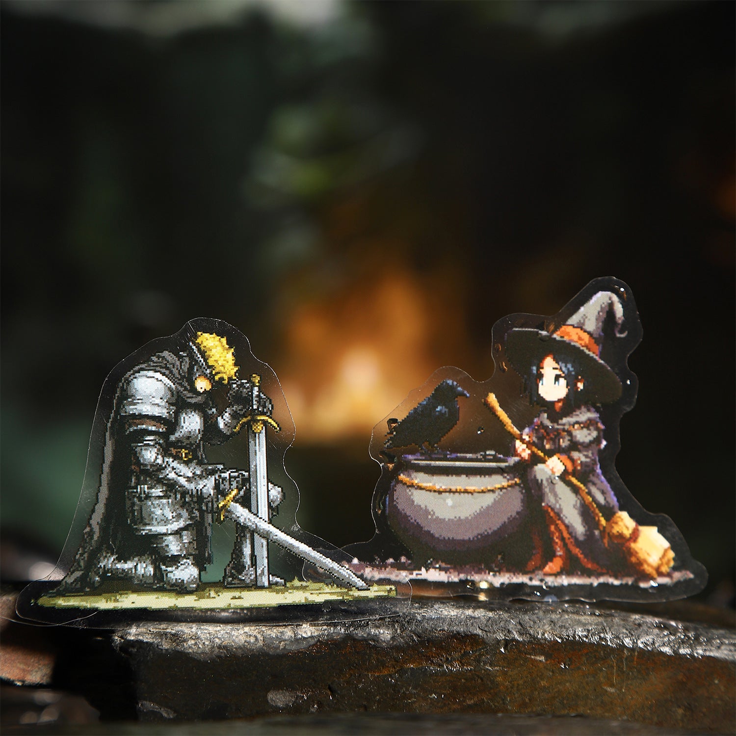 20 Pcs Dark Magic PET Stickers AHXS