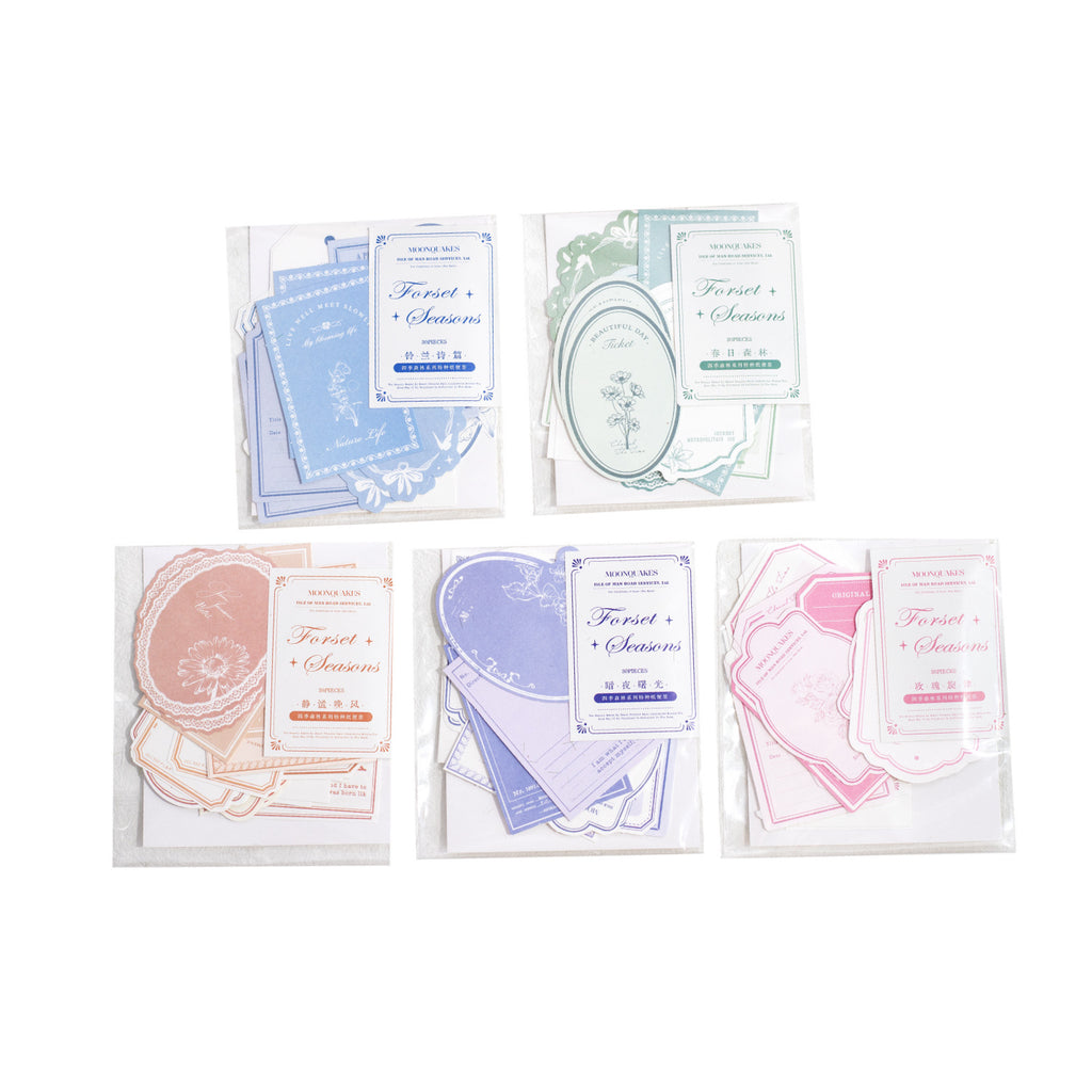 30 Pcs Nature Notepad Paper SJSL