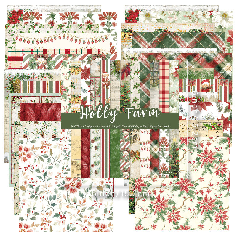 6 inch Scrapbook Paper Pad SKP2625