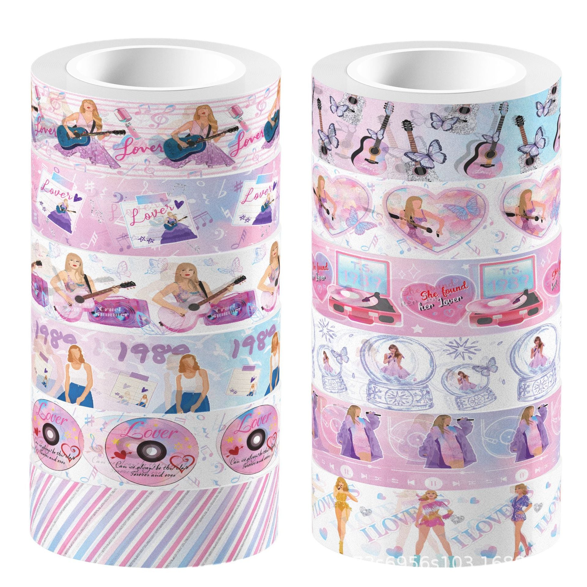 12 Roll Washi Tape Set ZH078