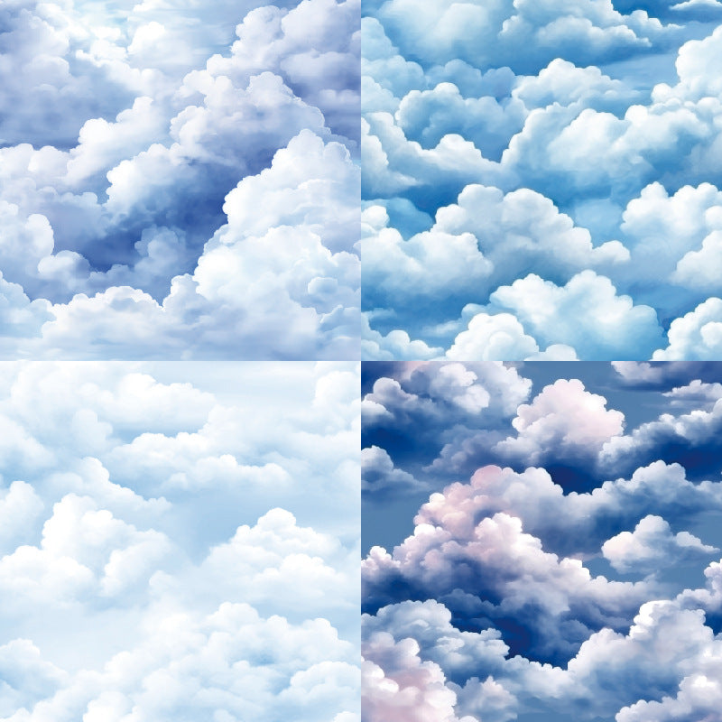6 inch Blue Sky Cloud Scrapbook Paper Pad SKP211