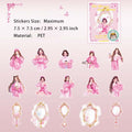 15 Pcs Party Girl PET Stickers CXQZ