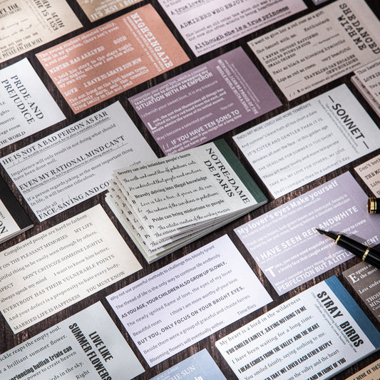 30 Sheets Famous Quote Journal Paper TSQY