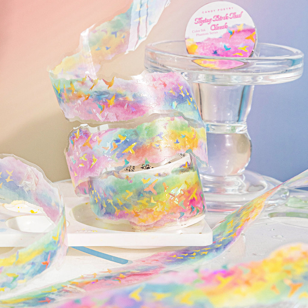 1 Roll Watercolor Art PET Tape CMHY