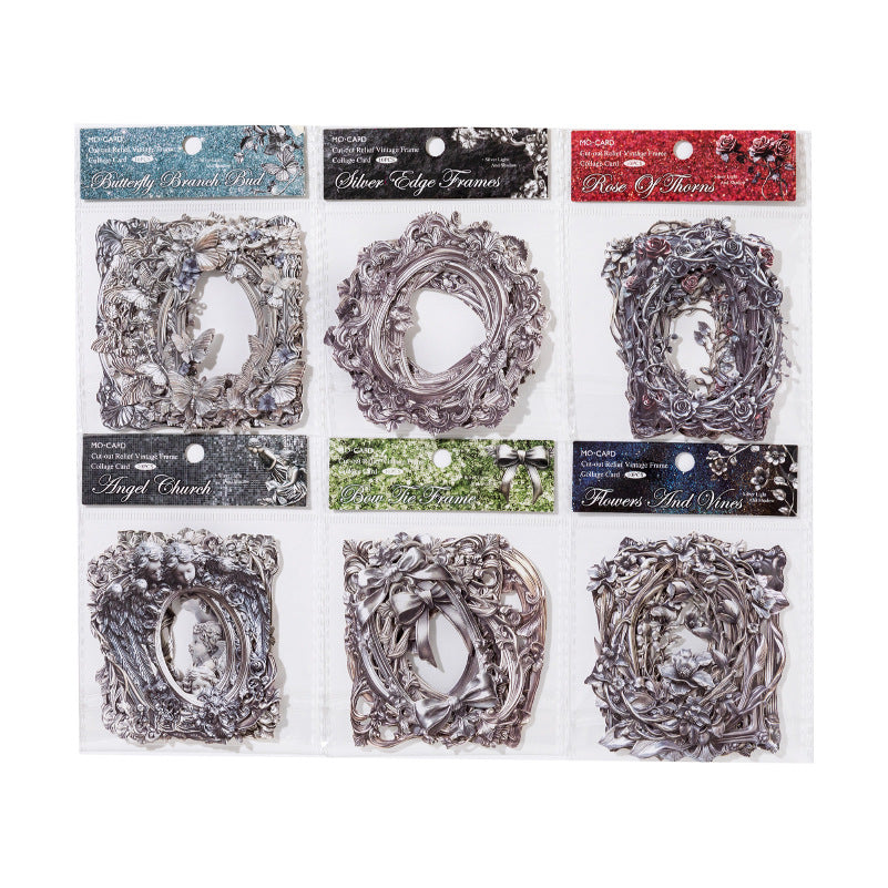 20 Pcs Sliver Frame Paper YSGY