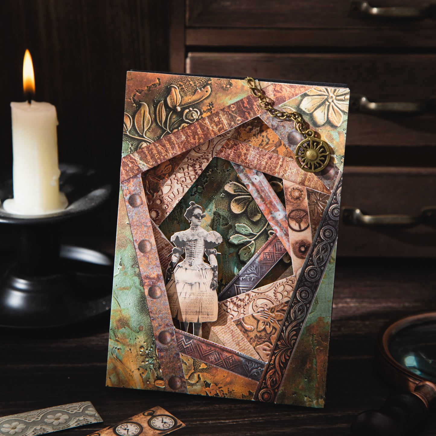 25 Pcs Vintage Journal Stickers JZDL