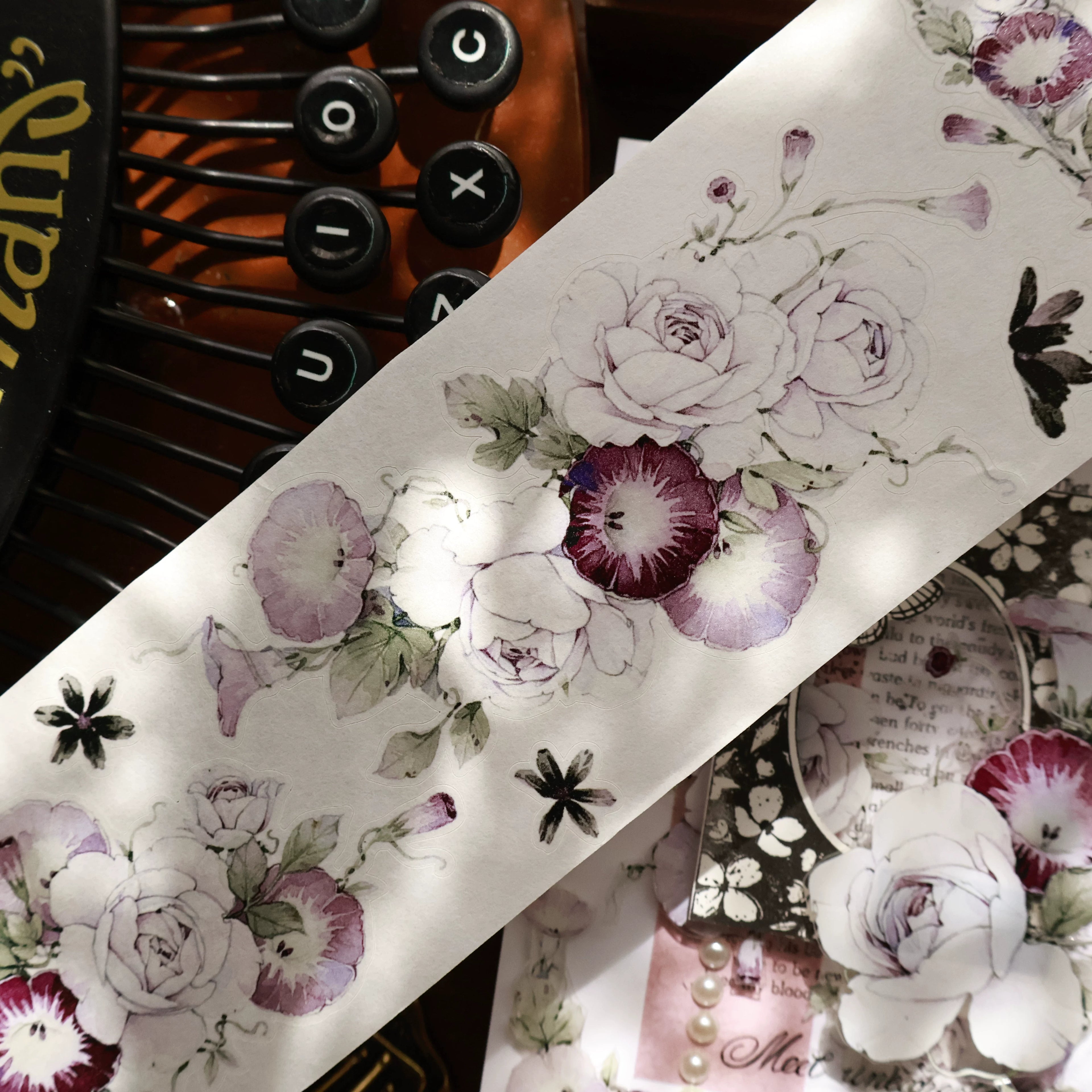 Floral Decorative Tape Rolls- Windowside Bloom