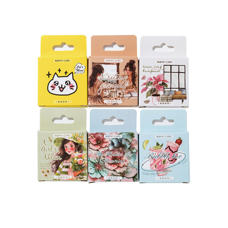 45 Pcs Creative Boxed Stickers SNHS