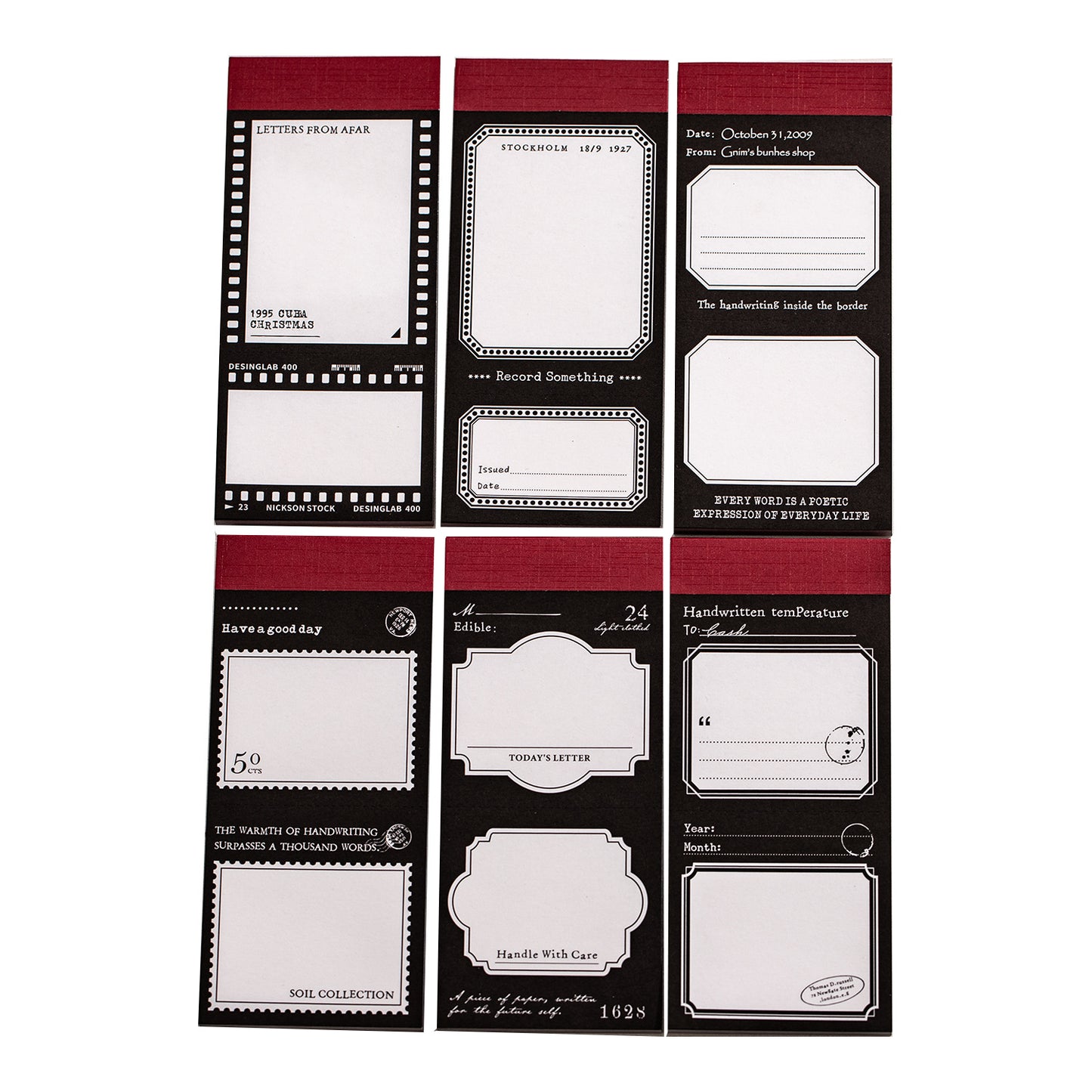 50 Pcs Creative Notepad Paper HBZJ