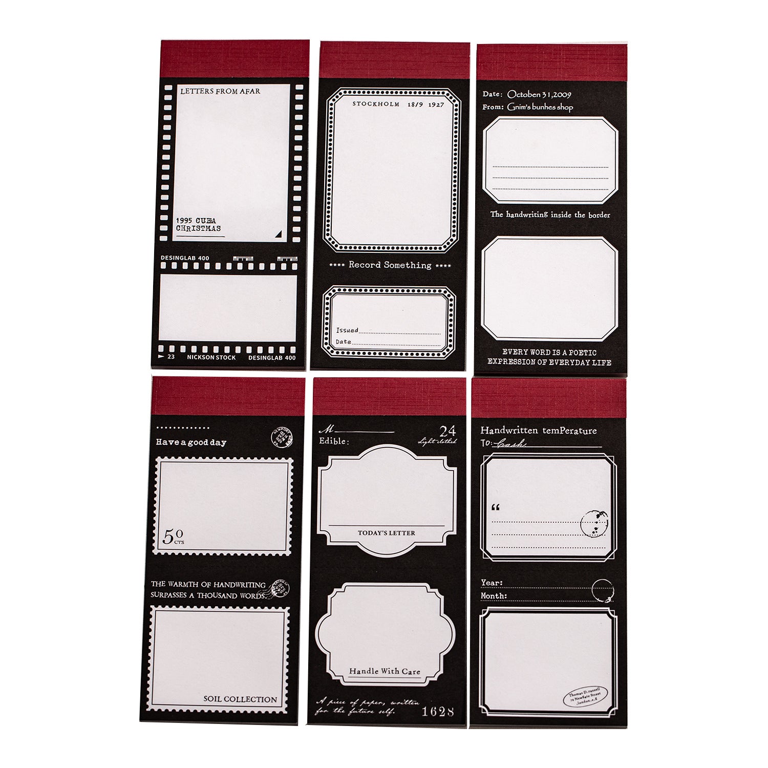 50 Pcs Creative Notepad Paper HBZJ