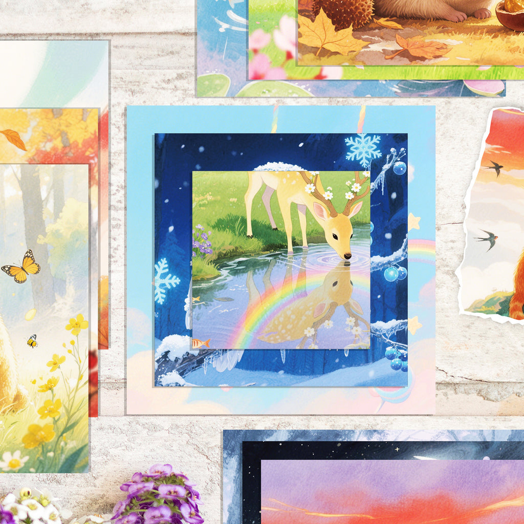 6 inch Fariy Animal Scrapbook Paper Pad PA947