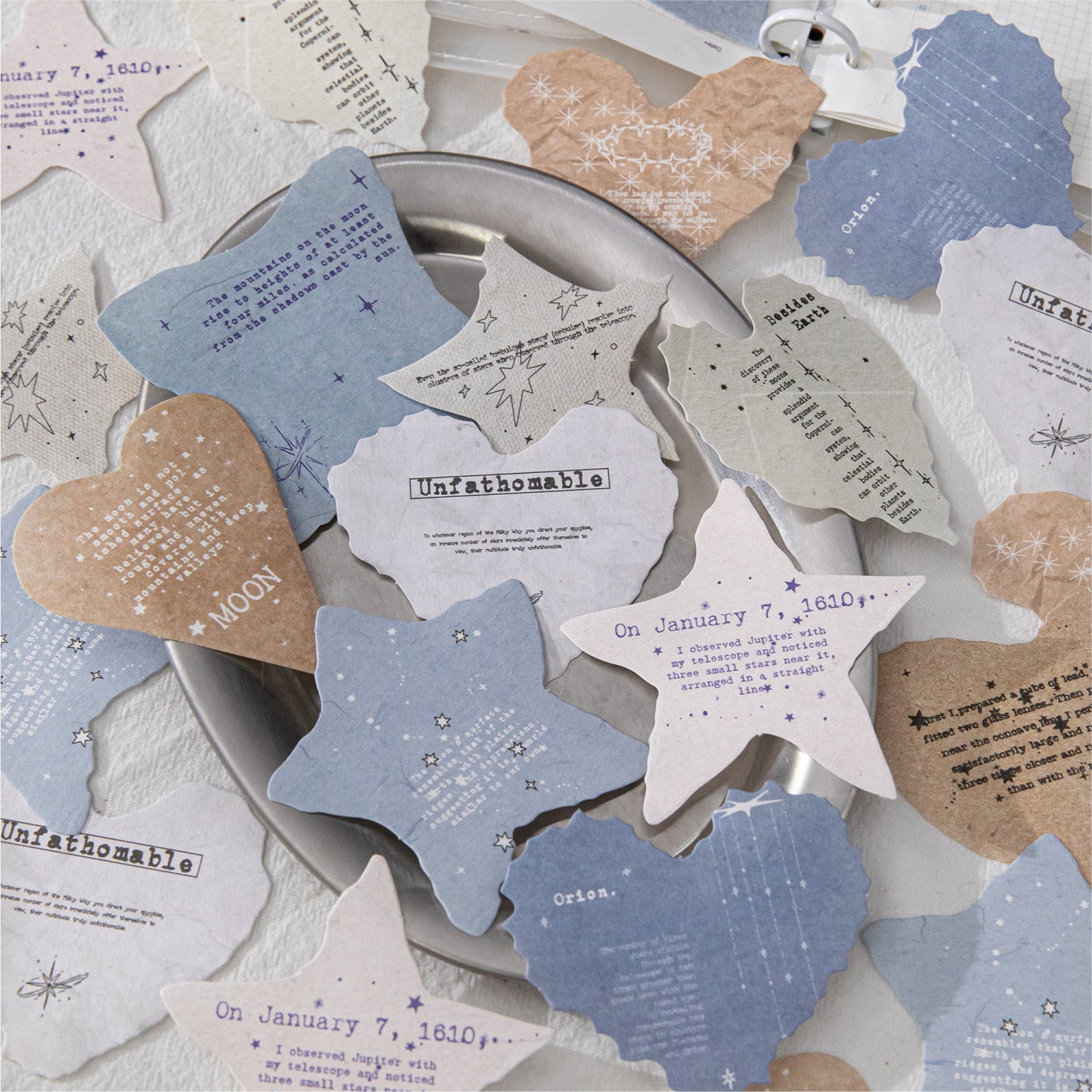 20 Pcs Vintage Quote Journal Paper YTDZJ