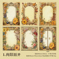 30 Pcs Vintage Floral Background Paper FFHY