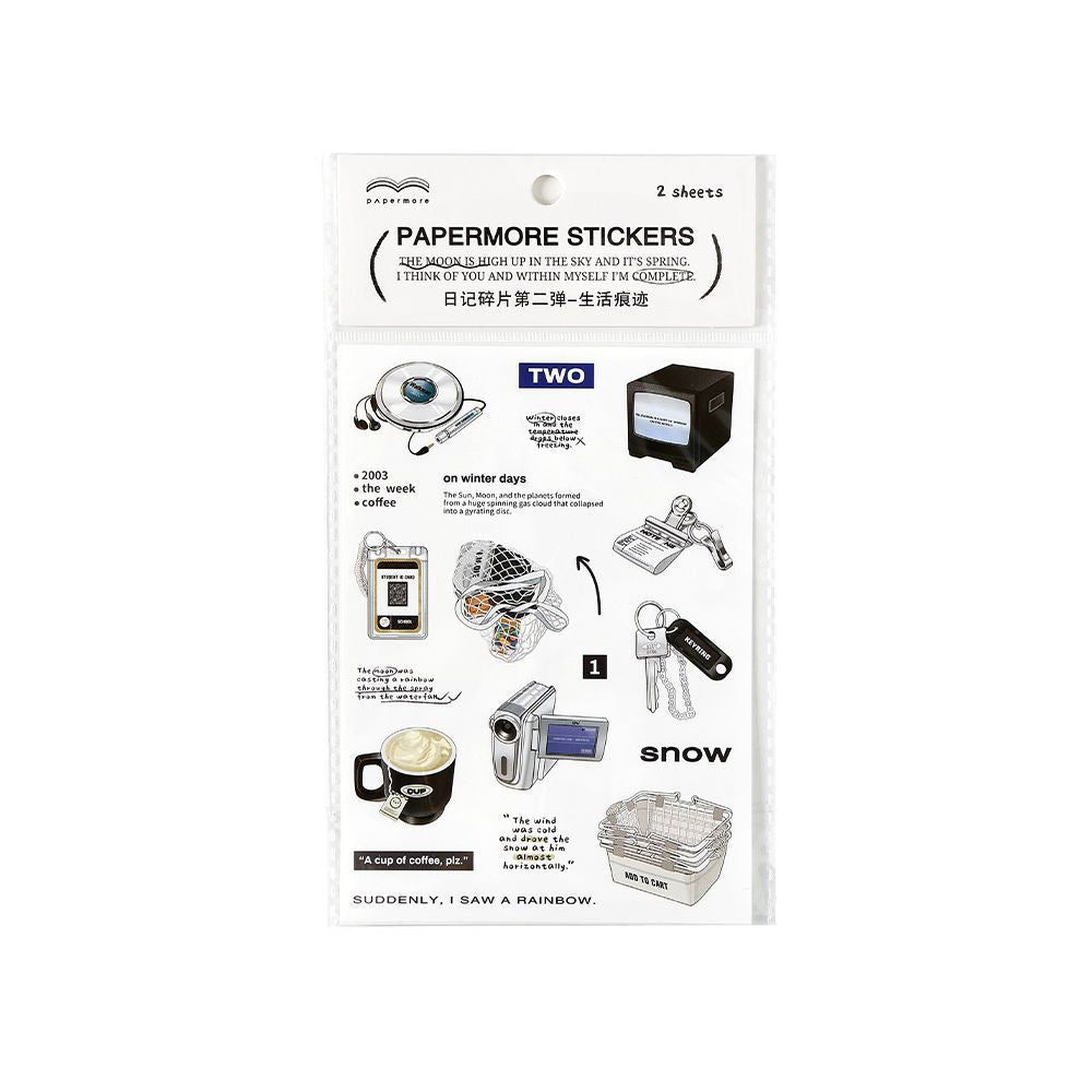 2 Sheets Daily Life Planner Stickers RJSP